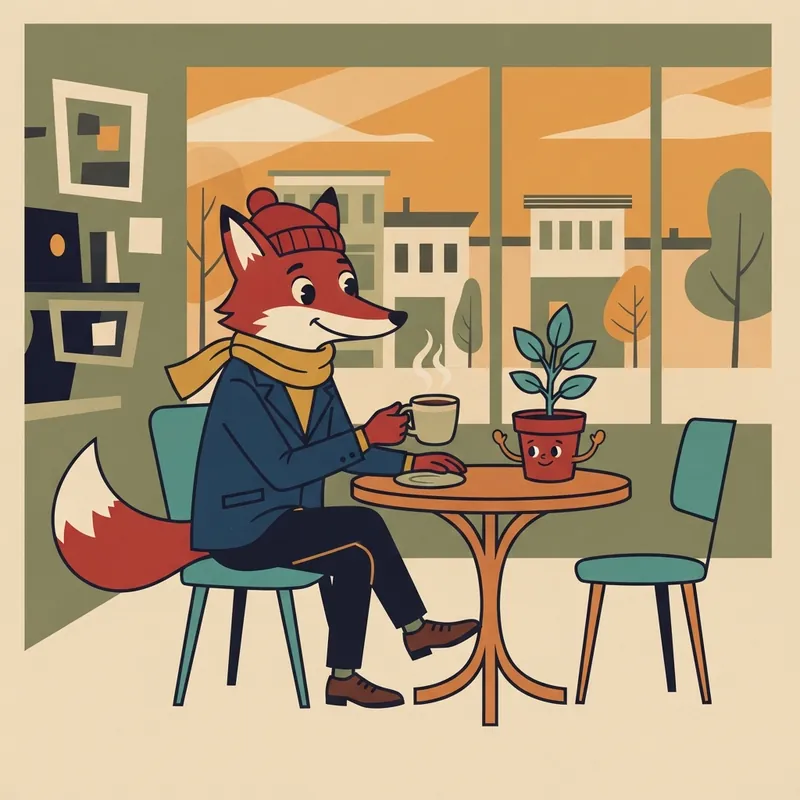 Example of Anthropomorphic graphic design: Character-led, Illustration-led, Expressive