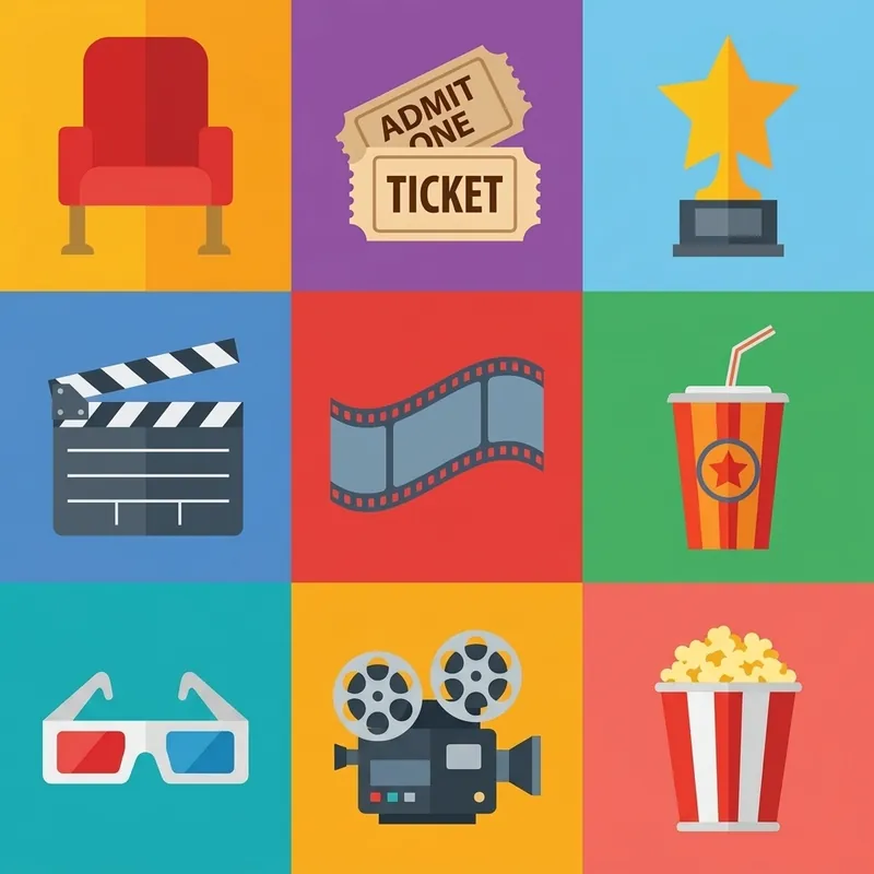 Example of Flat Design graphic design: Flat, Minimal, UI-like