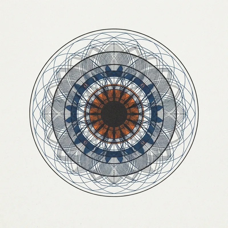 Example of Generative / plotter art graphic design: Geometric, Digital, Patterned