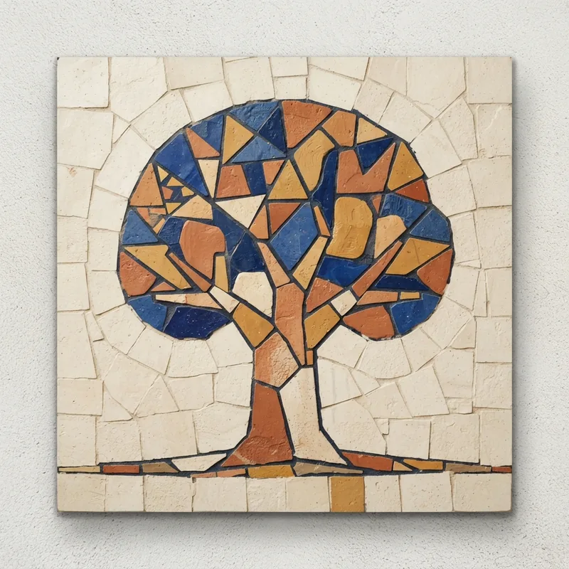 Example of Mosaic graphic design: Patterned, Textured, Geometric