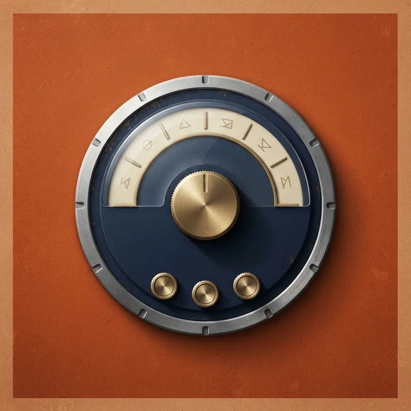 Example of Skeuomorphism graphic design: Textured, Layered, Nostalgic